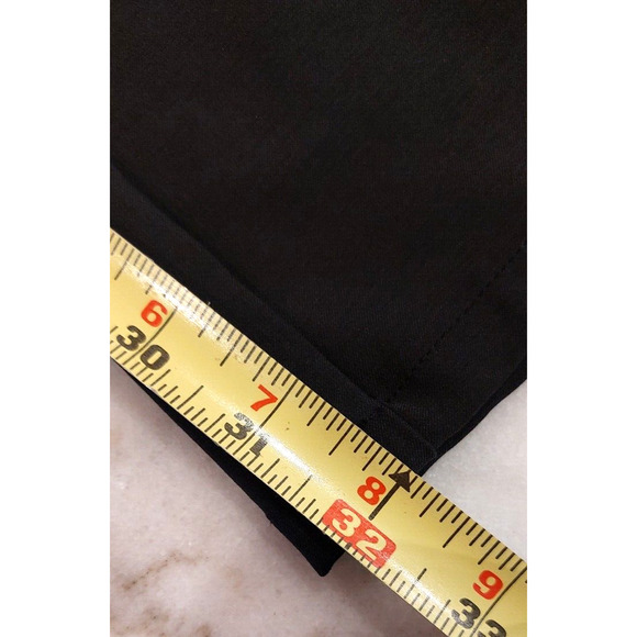 Greg Norman Pants Men's Size 34X32 Black Jordan Trouser Mid Rise Golf Shark - Picture 11 of 12